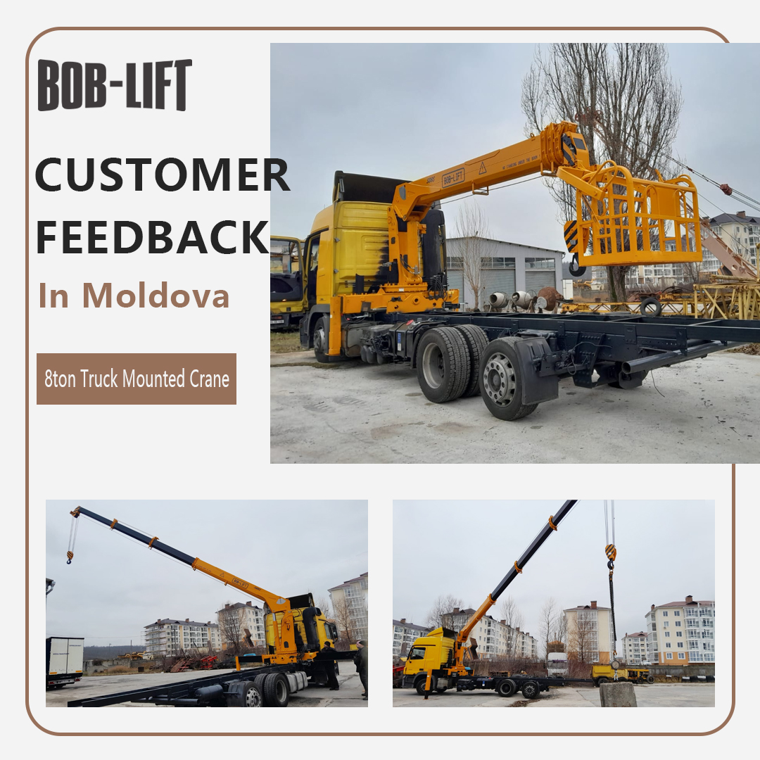 Молдове доверяют: складные стреловые краны BOB-LIFT