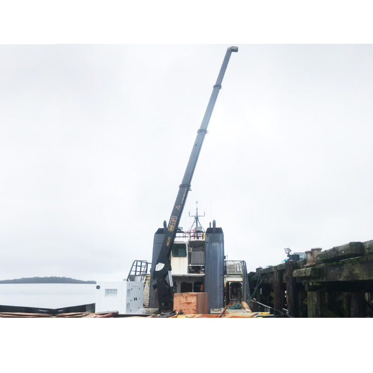 10-тонный морской кран с телескопической стрелой